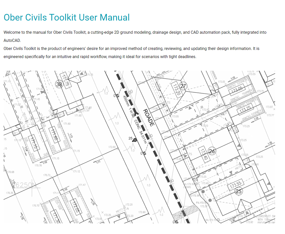 Find out about Ober Civils Toolkit